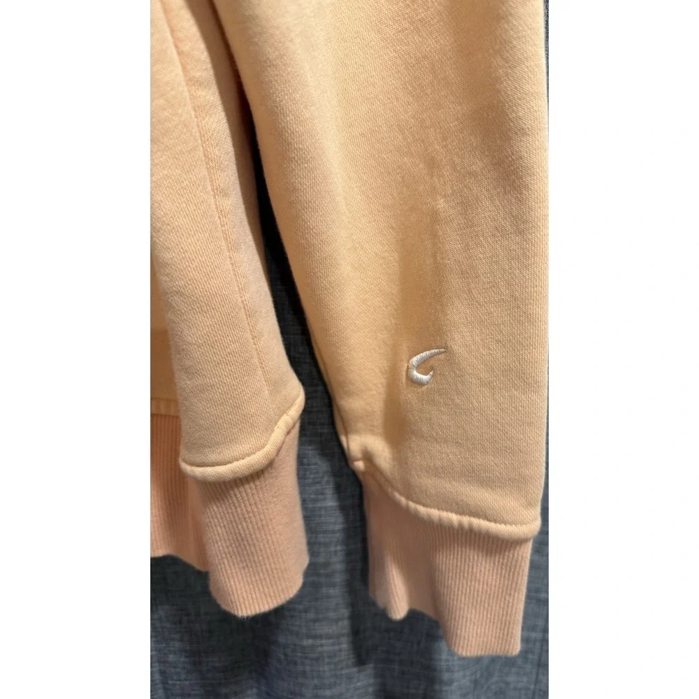 BOXRAW Women's Size Medium Peach Hoodie Sweatshirt Heavyweight Peach EUC